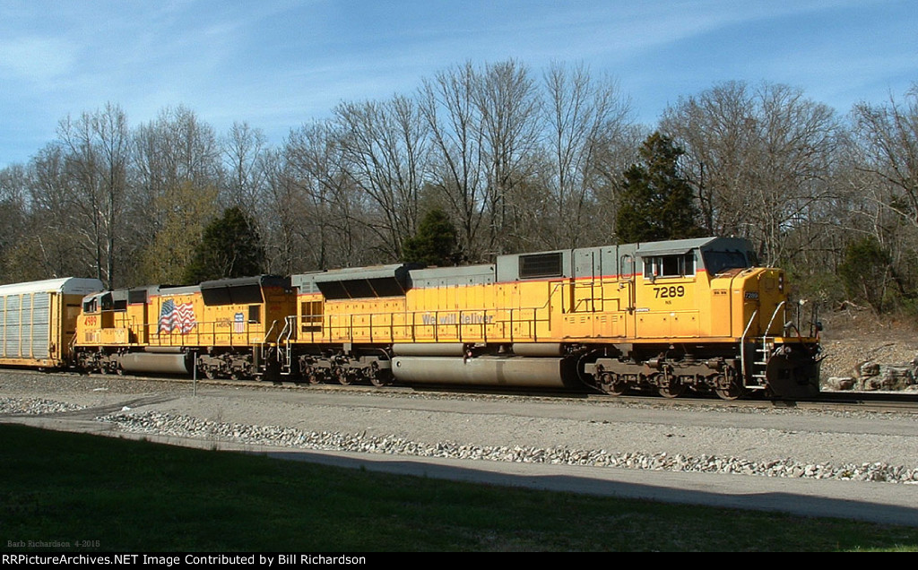 NS 7289, SD90MAC, formerly UP